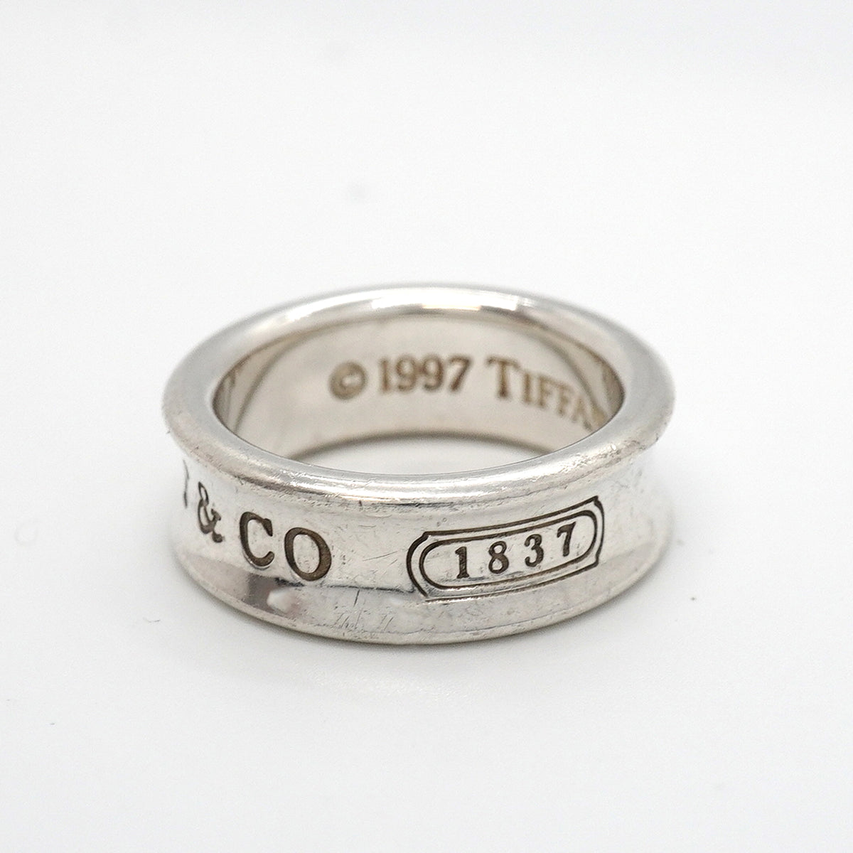 【6jkb0093】ティファニー リング ナロー シルバー925 10号【中古】レディース