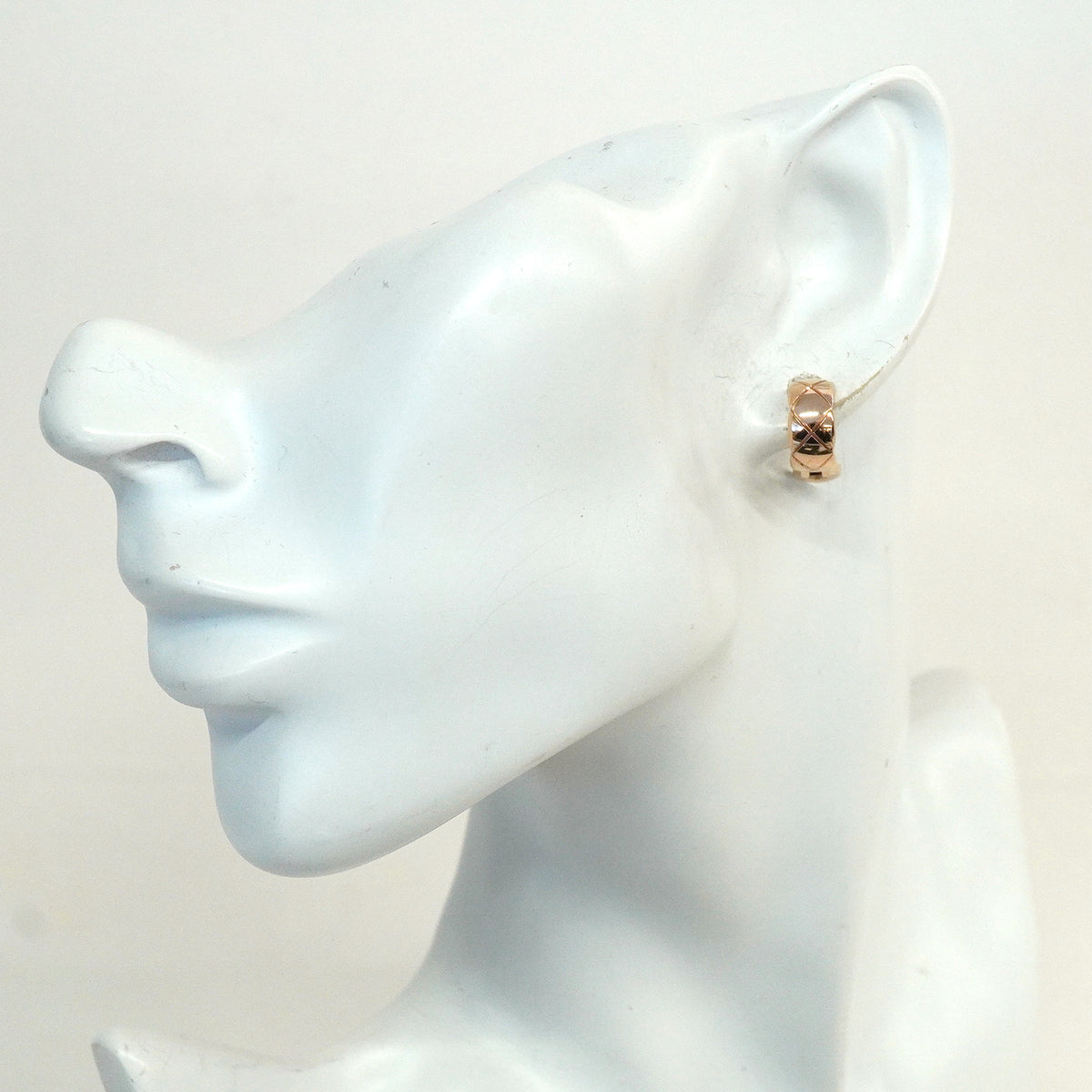 【6jkb0094】シャネル ピアス ココクラッシュ/ベージュゴールド K18PG ピンクゴールド【中古】レディース