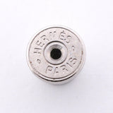 【6jkb0102】エルメス ピアス ミニポップアッシュ メタル シルバー ホワイト【中古】レディース