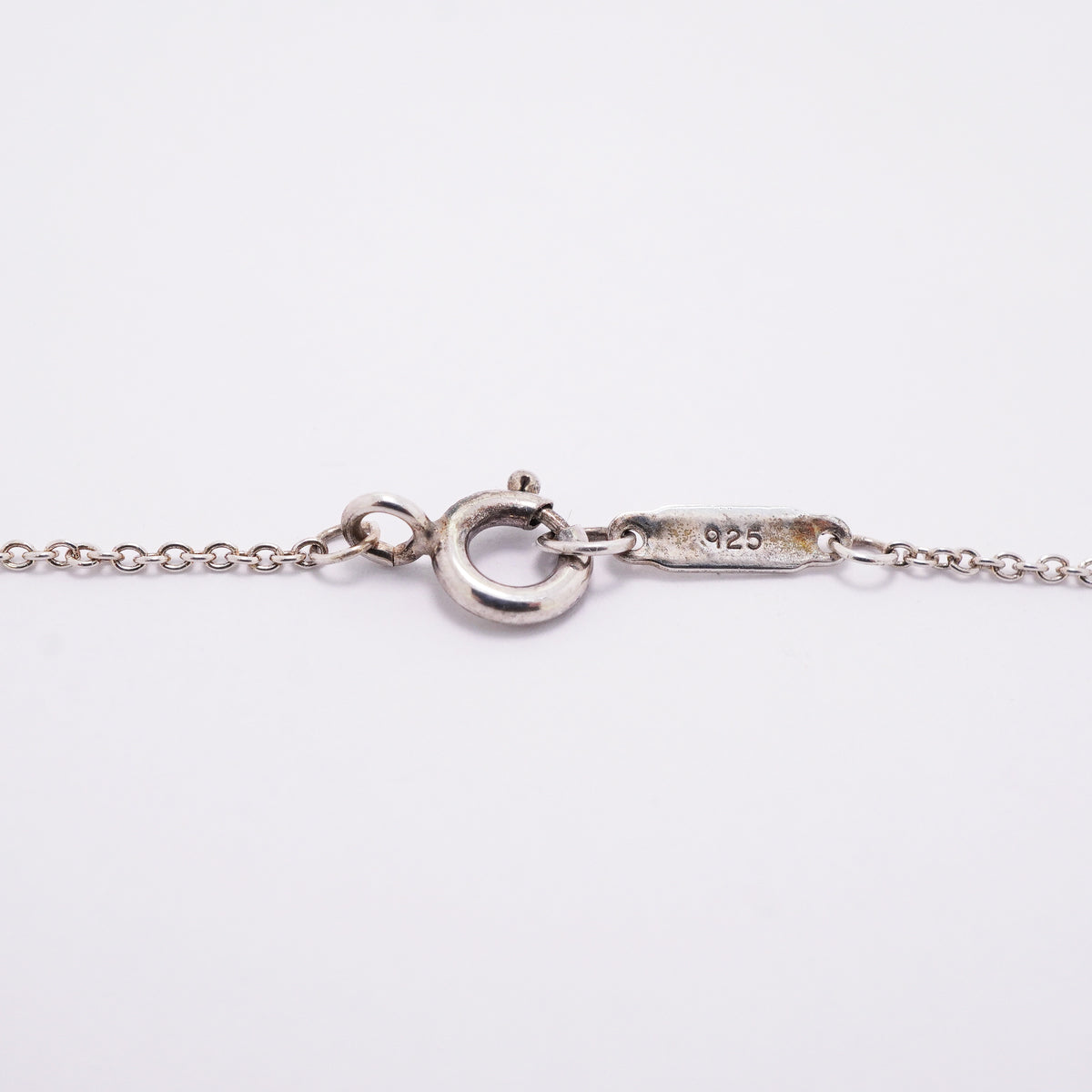 【6jkb0104】ティファニー ネックレス アトラス オープン 丸型 サークル シルバー925【中古】レディース