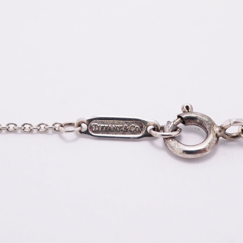 【6jkb0104】ティファニー ネックレス アトラス オープン 丸型 サークル シルバー925【中古】レディース