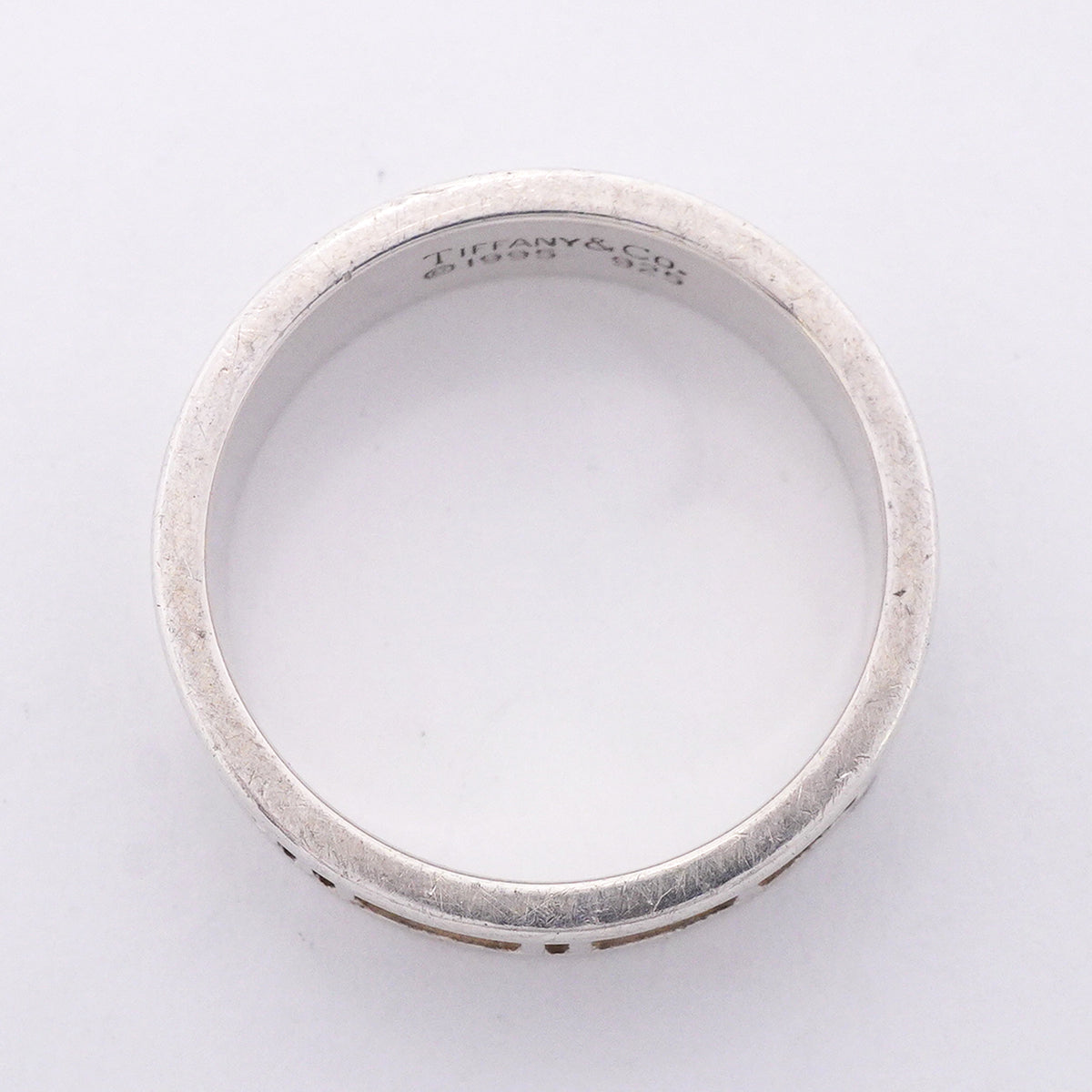 【6jkb0105】ティファニー リング アトラス シルバー925 17.5号【中古】メンズ