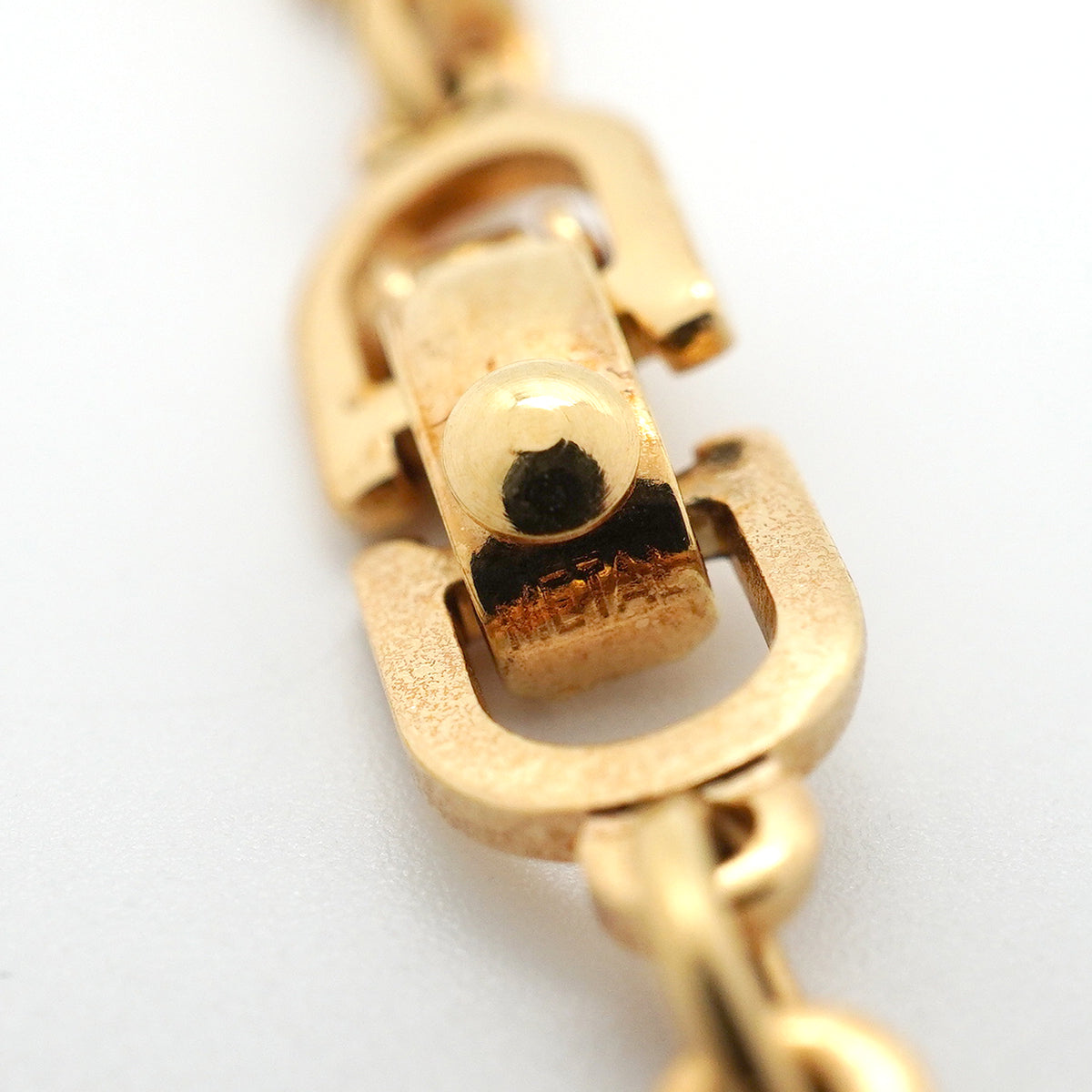 【6jkb0114】クリスチャンディオール ブレスレット CDロゴ GPメッキ ゴールド【中古】レディース