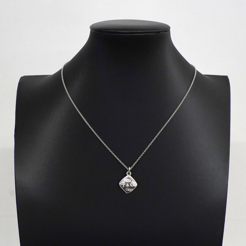 【6jkb0115】ティファニー ネックレス 1837/モンタージュ/クッション シルバー925【中古】レディース