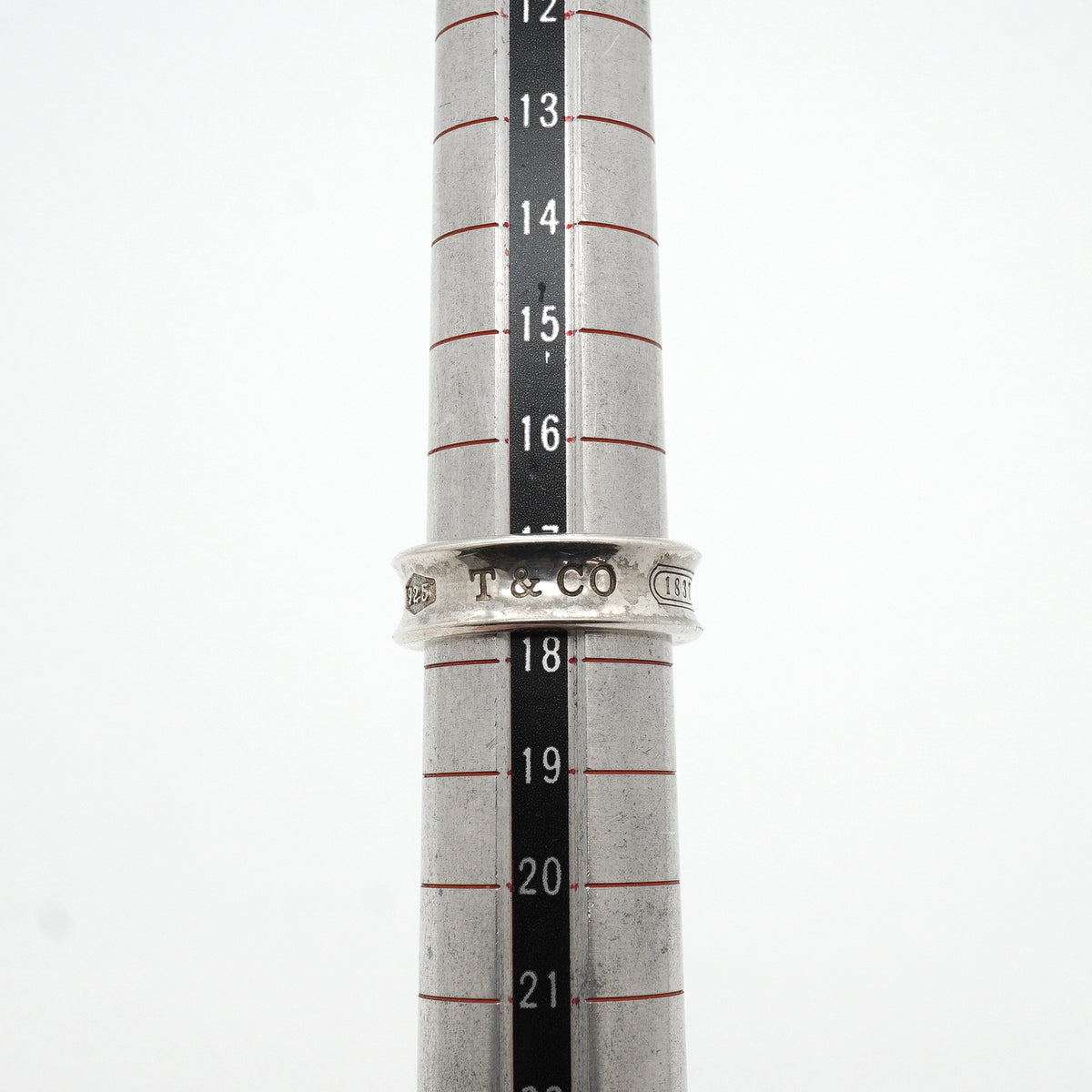 【6jkb0118】ティファニー リング ナロー シルバー925 17.5号【中古】メンズ