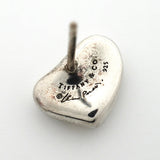 【6jkb0119】ティファニー ピアス フルハート シルバー925【中古】レディース