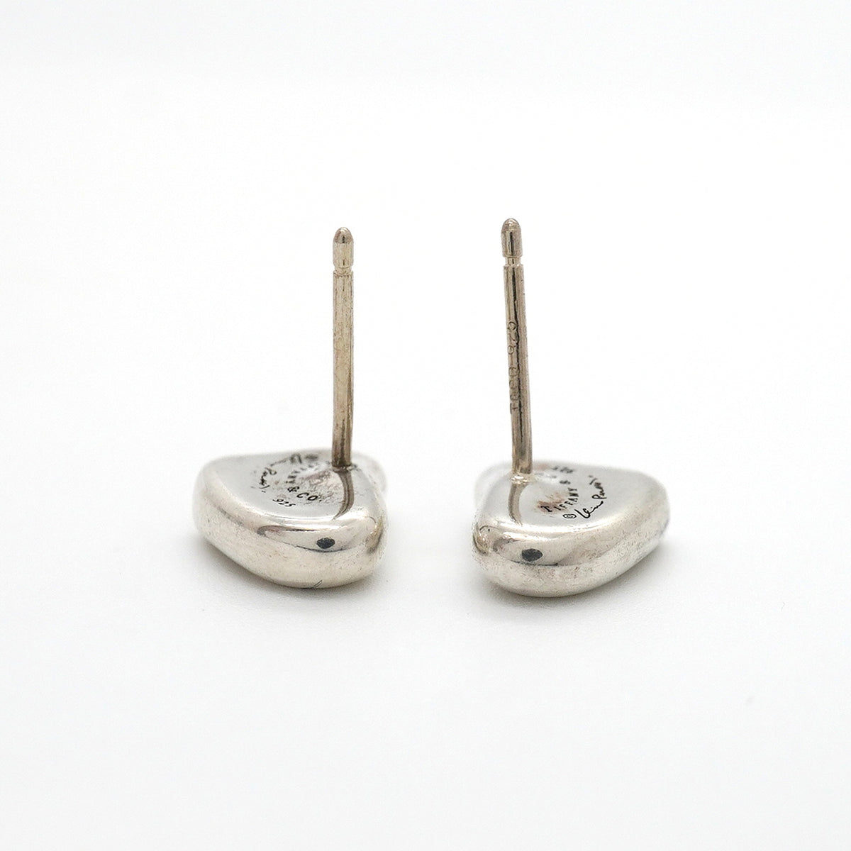 【6jkb0119】ティファニー ピアス フルハート シルバー925【中古】レディース