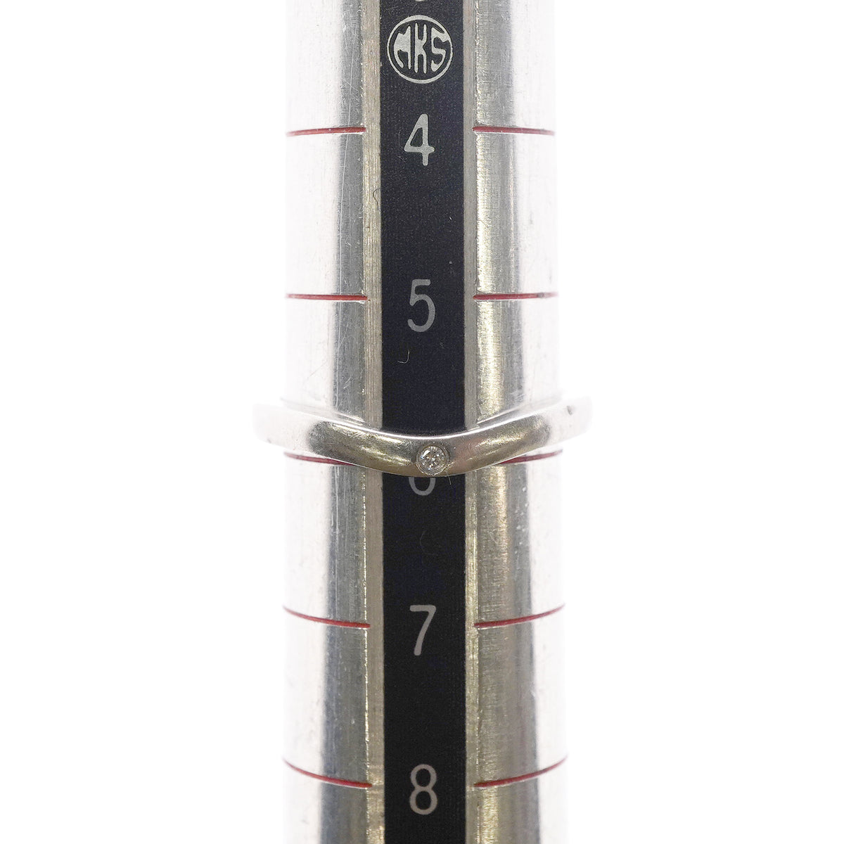 【6jkb0122】カルティエ リング バレリーナ 3PD Pt950 プラチナ ダイヤモンド ＃46【中古】レディース