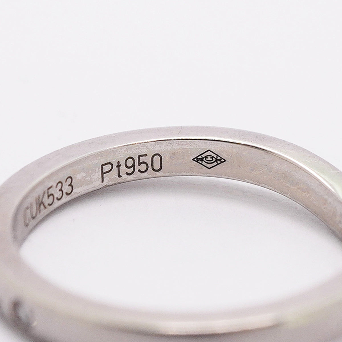 【6jkb0122】カルティエ リング バレリーナ 3PD Pt950 プラチナ ダイヤモンド ＃46【中古】レディース