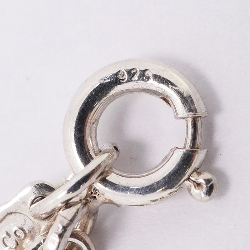 【6jkb0124】ティファニー ネックレス インフィニティ ダブルチェーン シルバー925【中古】レディース