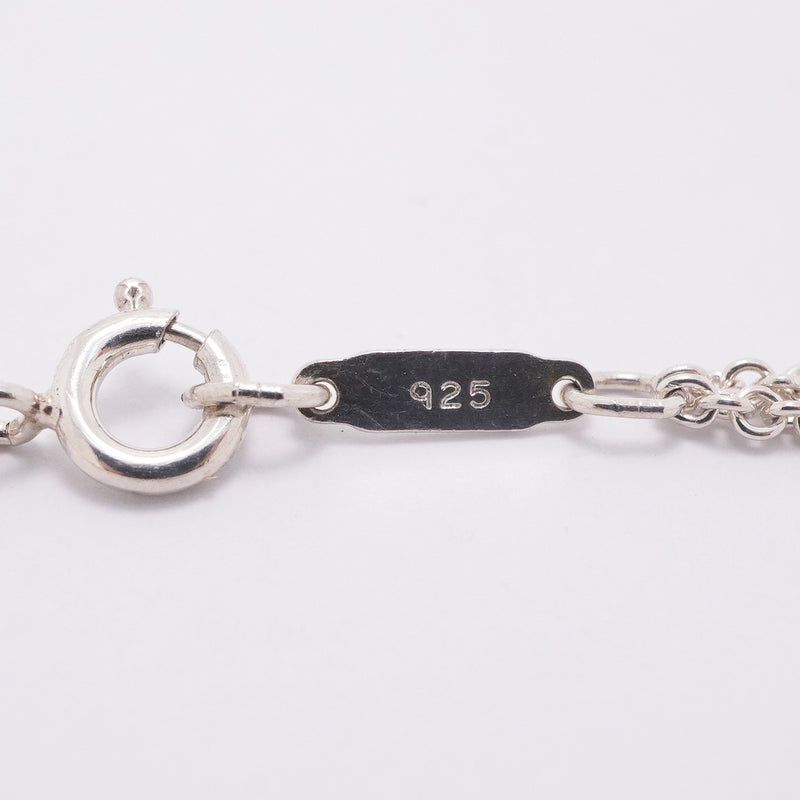 【6jkb0124】ティファニー ネックレス インフィニティ ダブルチェーン シルバー925【中古】レディース
