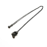 【6jkb0133】ティファニー ネックレス ポケモンコラボ/ゼニガメ シルバー925 ダイヤモンド ブラック【中古】メンズ レディース ユニセックス