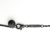 【6jkb0133】ティファニー ネックレス ポケモンコラボ/ゼニガメ シルバー925 ダイヤモンド ブラック【中古】メンズ レディース ユニセックス