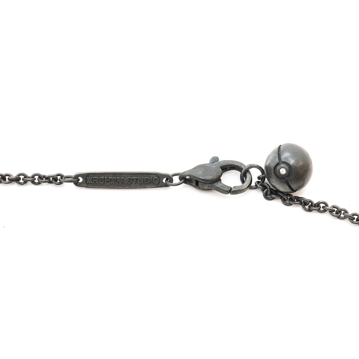 【6jkb0134】ティファニー ネックレス ポケモンコラボ/ミュウ シルバー925 ダイヤモンド ブラック【中古】レディース
