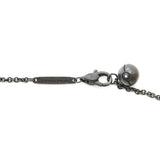 【6jkb0134】ティファニー ネックレス ポケモンコラボ/ミュウ シルバー925 ダイヤモンド ブラック【中古】レディース