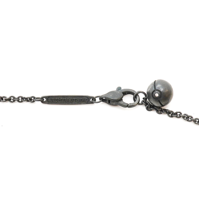 【6jkb0134】ティファニー ネックレス ポケモンコラボ/ミュウ シルバー925 ダイヤモンド ブラック【中古】レディース