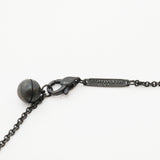 【6jkb0134】ティファニー ネックレス ポケモンコラボ/ミュウ シルバー925 ダイヤモンド ブラック【中古】レディース