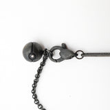 【6jkb0134】ティファニー ネックレス ポケモンコラボ/ミュウ シルバー925 ダイヤモンド ブラック【中古】レディース