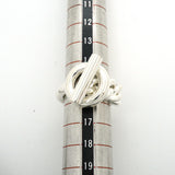 【6jkb0140】エルメス リング クロワゼット シルバー925 ＃57【中古】メンズ