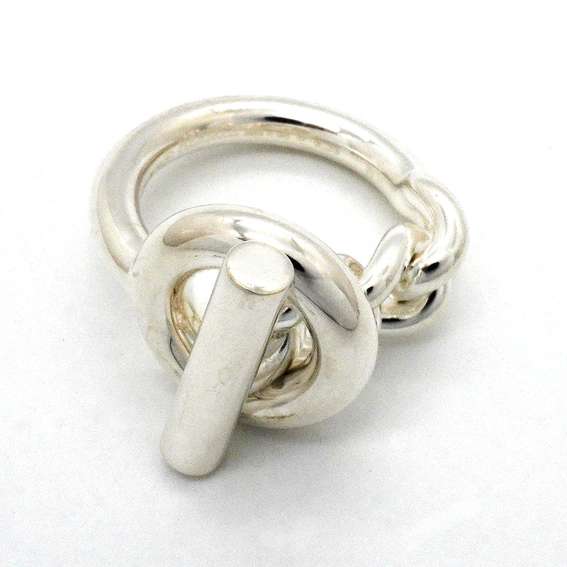 【6jkb0140】エルメス リング クロワゼット シルバー925 ＃57【中古】メンズ
