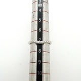 【6jkb0146】ティファニー リング カーブドバンド Pt950 プラチナ ダイヤモンド 7号【中古】レディース