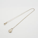 【6jkb0153】ティファニー ネックレス 1837/ラウンドロック 1PD シルバー925 ダイヤモンド【中古】レディース