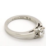 【6jkb0162】カルティエ リング バレリーナ Pt950 プラチナ ダイヤモンド 0.36ct ＃50【中古】レディース