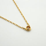 【6jkb0164】カルティエ ネックレス ダムール SM/1PD K18YG イエローゴールド ダイヤモンド【中古】レディース