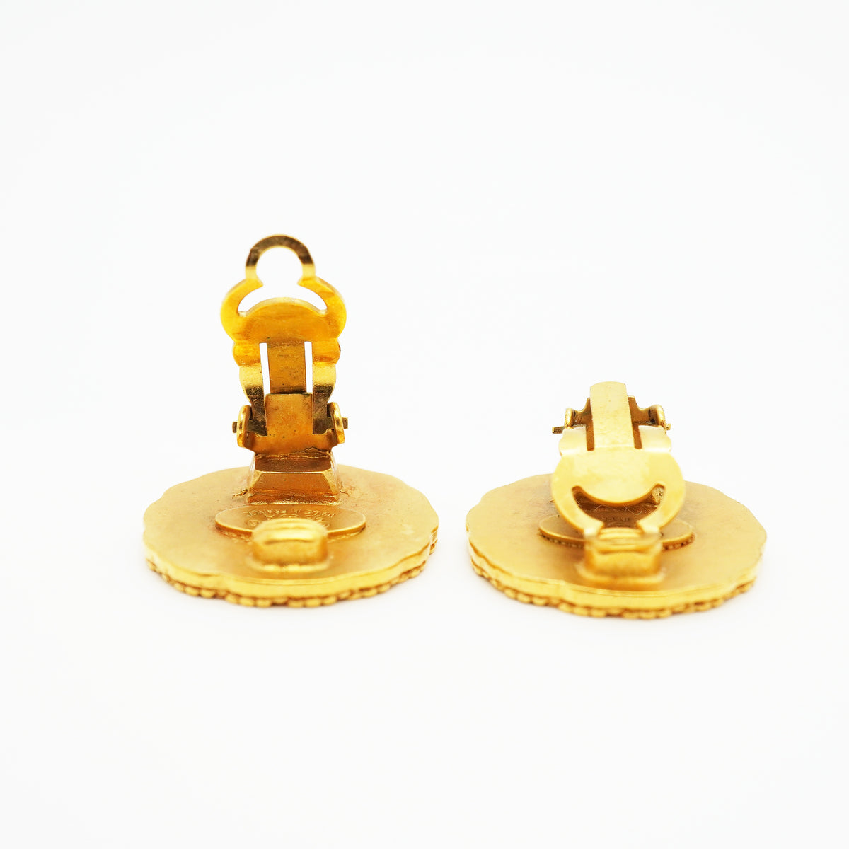 【6jkb0171】シャネル イヤリング ヴィンテージ ココマーク GPメッキ ゴールド【中古】レディース