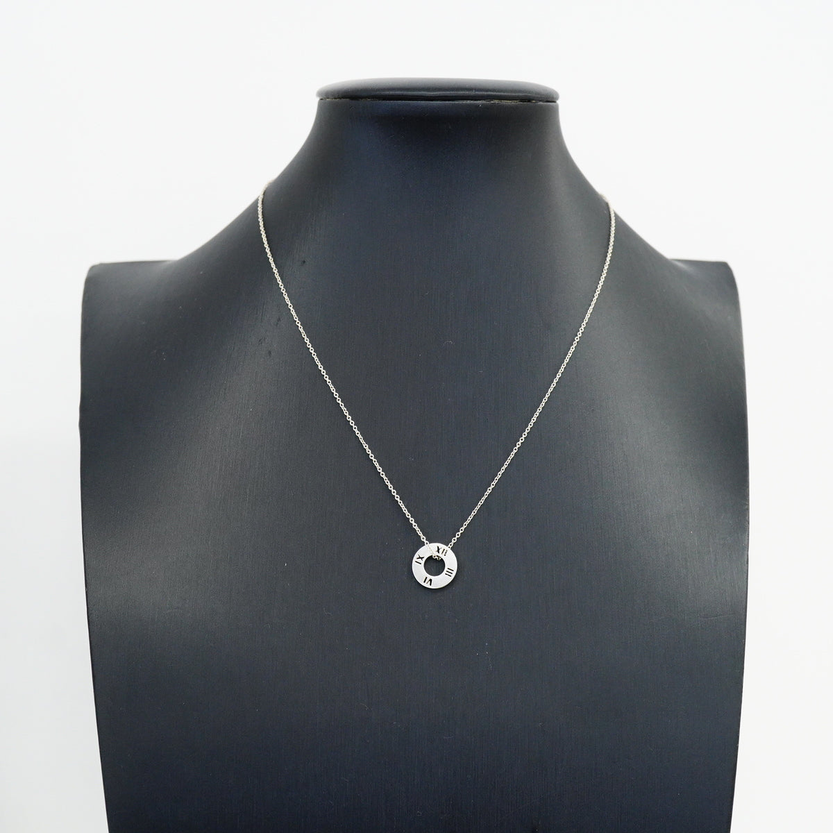 【6jkb0172】ティファニー ネックレス アトラス ピアスド/サークル シルバー925【中古】レディース