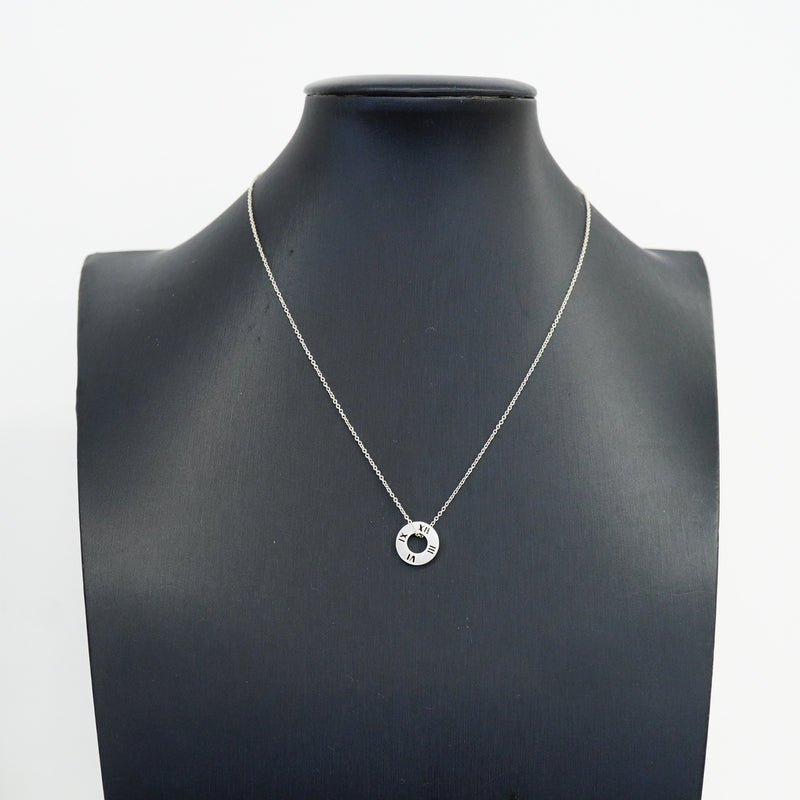 【6jkb0172】ティファニー ネックレス アトラス ピアスド/サークル シルバー925【中古】レディース