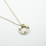 【6jkb0172】ティファニー ネックレス アトラス ピアスド/サークル シルバー925【中古】レディース