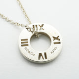 【6jkb0172】ティファニー ネックレス アトラス ピアスド/サークル シルバー925【中古】レディース