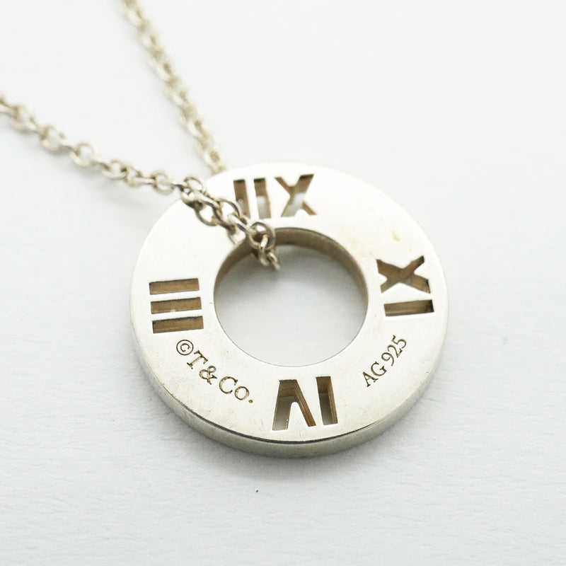 【6jkb0172】ティファニー ネックレス アトラス ピアスド/サークル シルバー925【中古】レディース