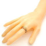 【6jkb0174】カルティエ リング トリニティ クラシックモデル K18YG イエローゴールド K18WG ホワイトゴールド K18PG ピンクゴールド ＃56【中古】メンズ レディース ユニセックス