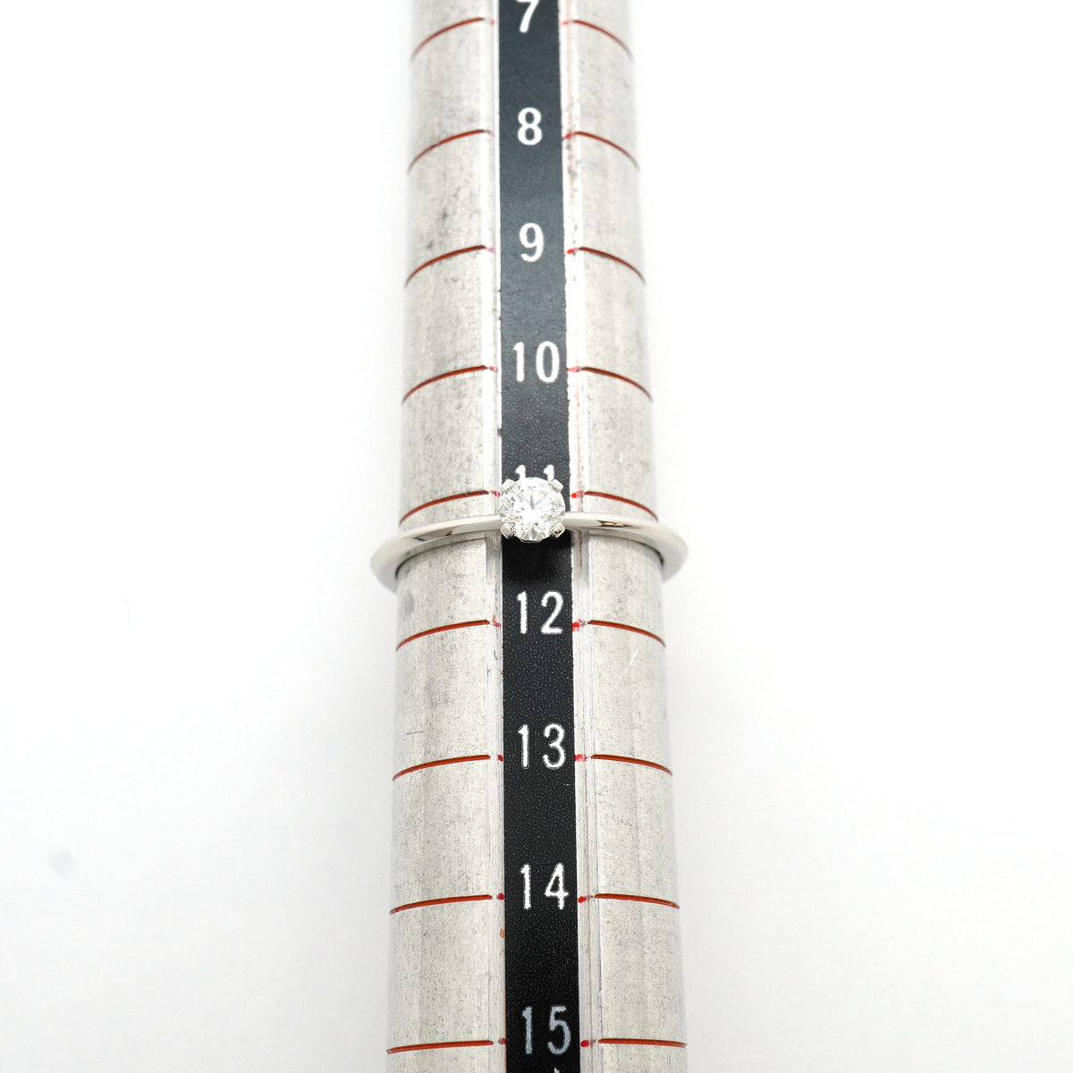 【6jkb0175】ティファニー リング トゥルー/エンゲージメント 1PD Pt950 プラチナ ダイヤモンド 0.20ct 11号【中古】レディース