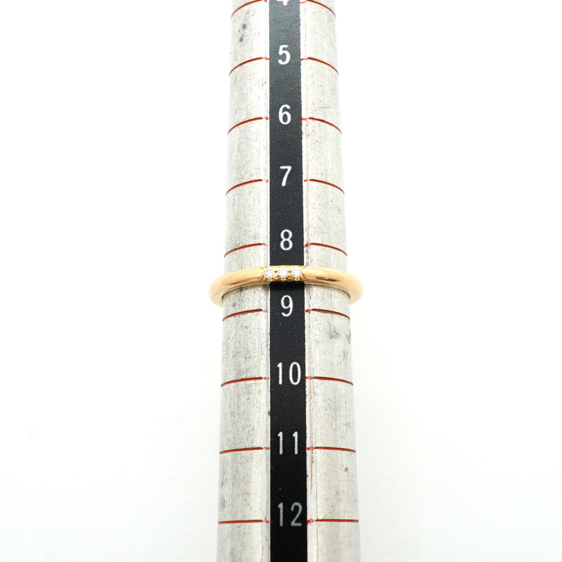 【6jkb0183】ティファニー リング フォーエバー 3PD K18PG ピンクゴールド ダイヤモンド 8.5号【中古】レディース