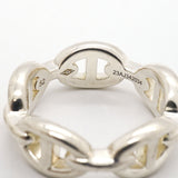 【6jkb0193】エルメス リング アンシェネ シェーヌダンクル シルバー925 ＃52【中古】レディース