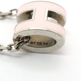 【6jkb0198】エルメス ネックレス ミニポップアッシュ メタル シルバー ピンク【中古】レディース