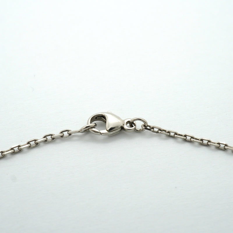 【6jkb0198】エルメス ネックレス ミニポップアッシュ メタル シルバー ピンク【中古】レディース