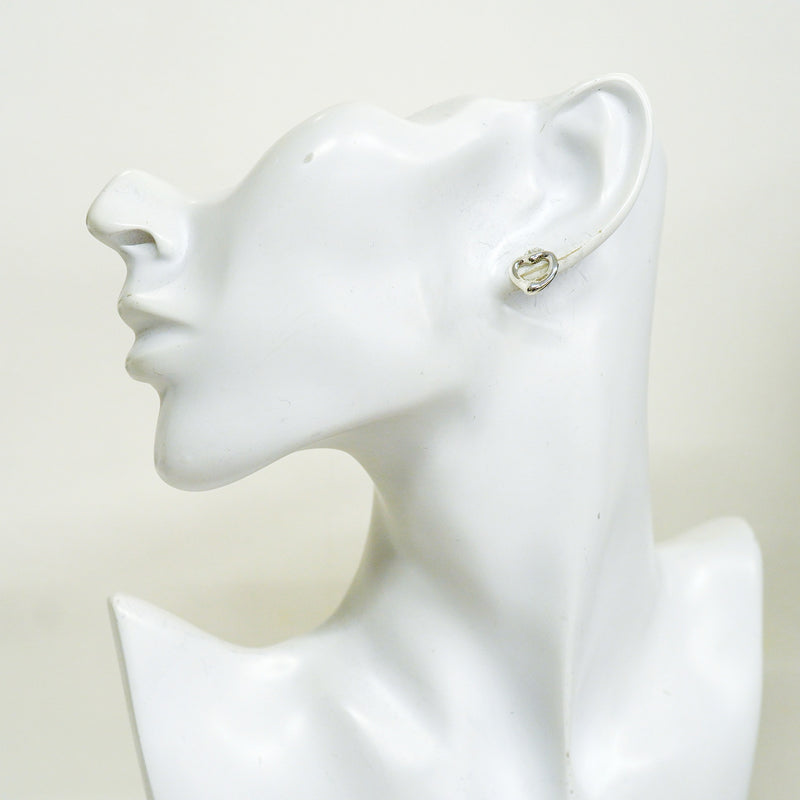 【6jkb0203】ティファニー ピアス オープンハート シルバー925【中古】レディース