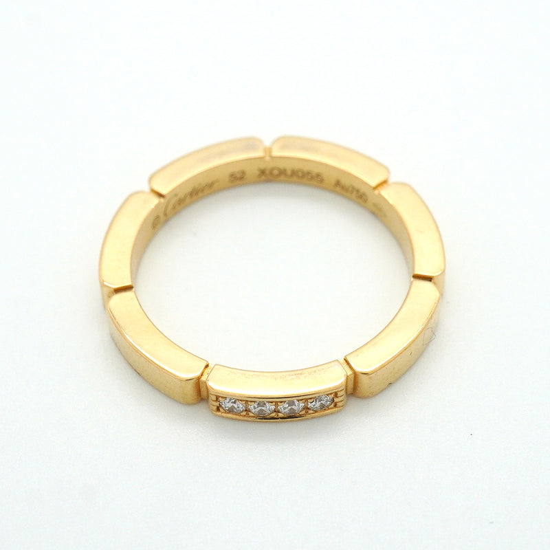 【6jkb0208】カルティエ リング マイヨンパンテール K18YG イエローゴールド ダイヤモンド ＃52【中古】レディース