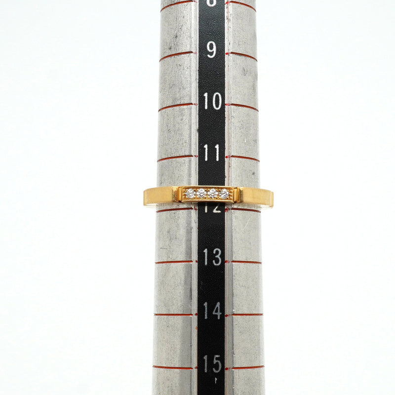 【6jkb0208】カルティエ リング マイヨンパンテール K18YG イエローゴールド ダイヤモンド ＃52【中古】レディース