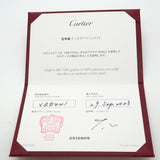 【6jkb0217】カルティエ リング バレリーナ ハーフエタニティ Pt950 プラチナ ダイヤモンド ＃50【中古】レディース