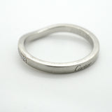 【6jkb0217】カルティエ リング バレリーナ ハーフエタニティ Pt950 プラチナ ダイヤモンド ＃50【中古】レディース