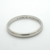 【6jkb0218】カルティエ リング ダムール Pt950 プラチナ ＃60【中古】メンズ