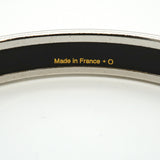 【6jkb0232】エルメス バングル エマイユPM メタル 七宝焼き シルバー グリーン マルチカラー【中古】レディース