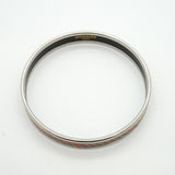 【6jkb0232】エルメス バングル エマイユPM メタル 七宝焼き シルバー グリーン マルチカラー【中古】レディース