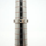 【6jkb0235】カルティエ リング ラブ K18WG ホワイトゴールド マルチストーン マルチカラー ＃59【中古】メンズ