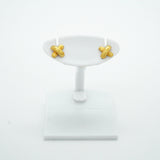 【6jkb0241】ティファニー ピアス クロスステッチ K18YG イエローゴールド【中古】レディース